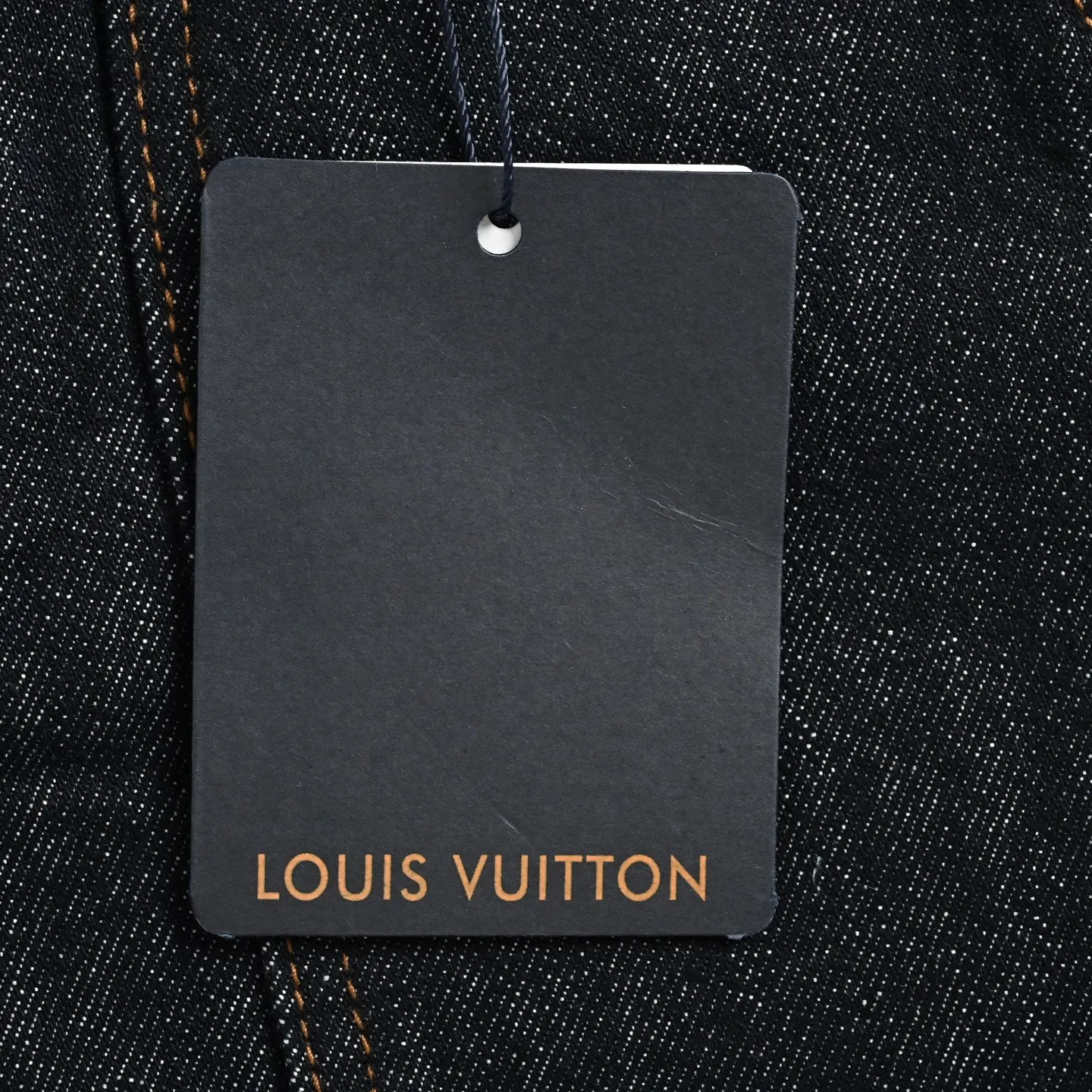 Louis Vuitton/Louis Vuitton embroidered logo jeans
